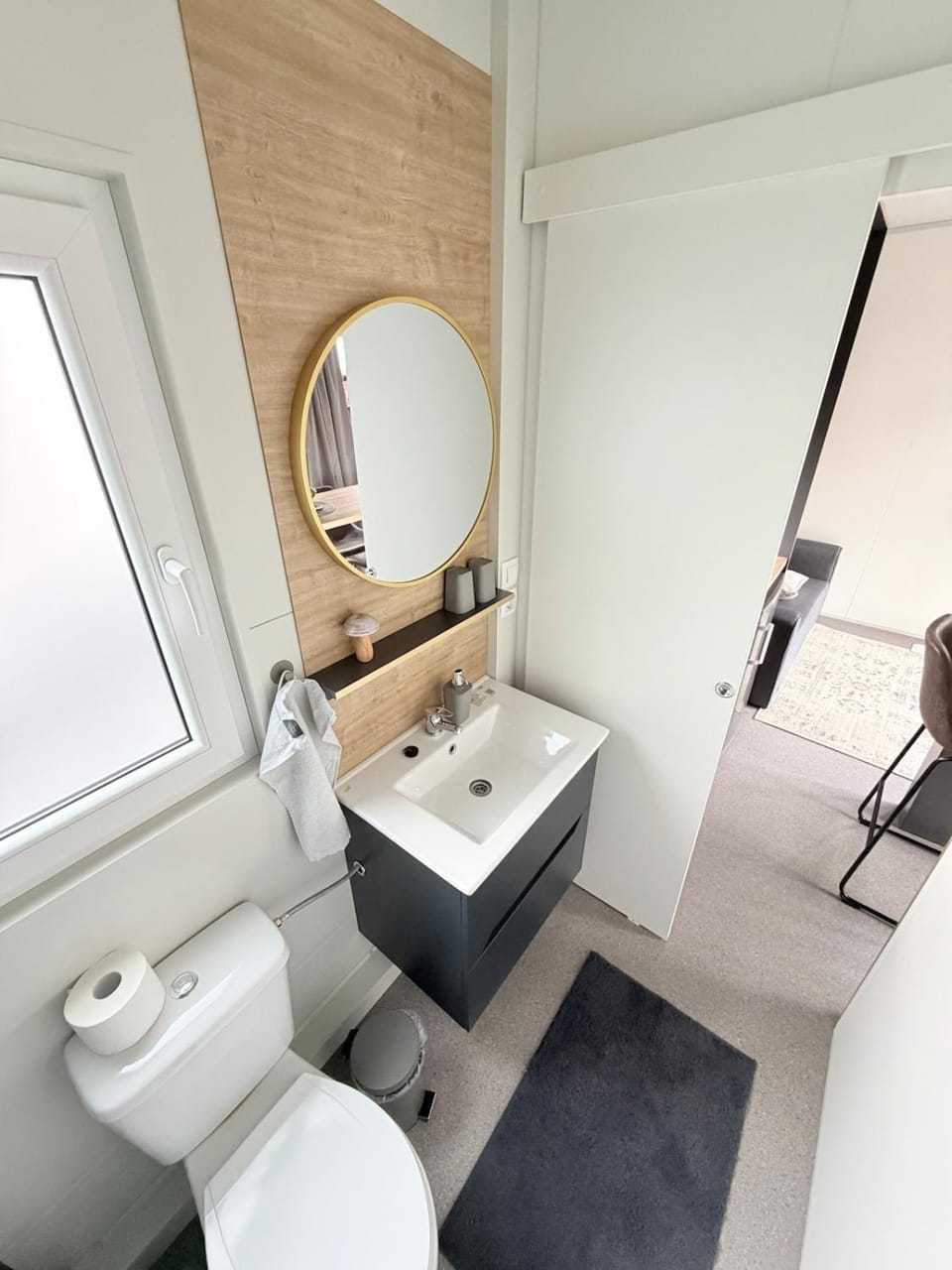 Toilet, Bathroom, towels