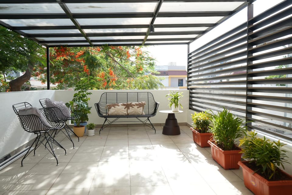 Patio, Spring, Balcony/Terrace, Seating area