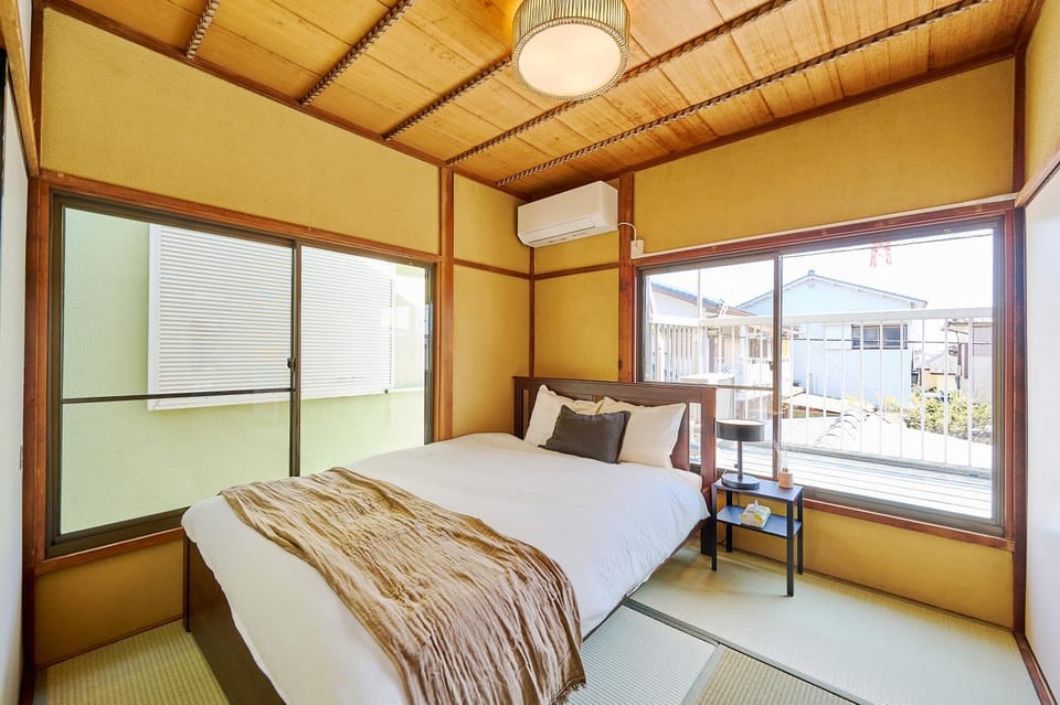 Bed, View (from property/room), Bedroom, air conditioner
