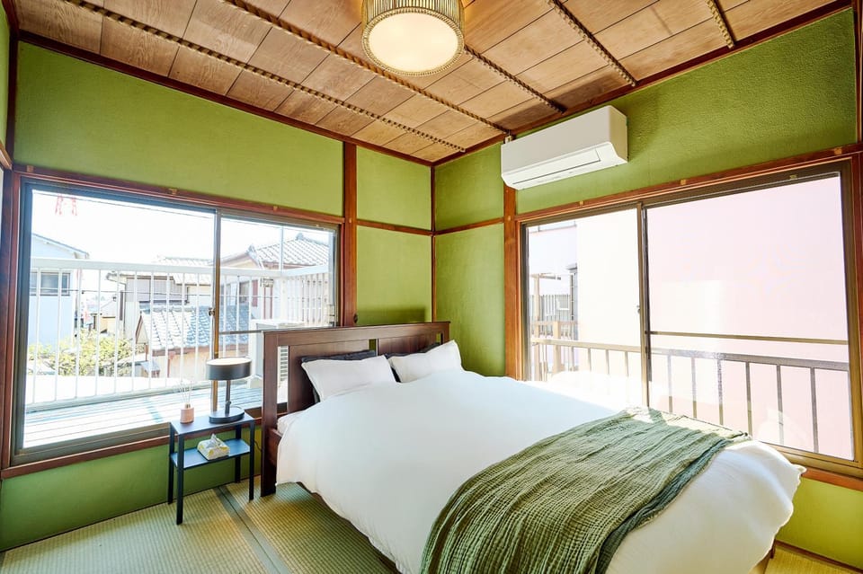 Bed, View (from property/room), Bedroom, air conditioner