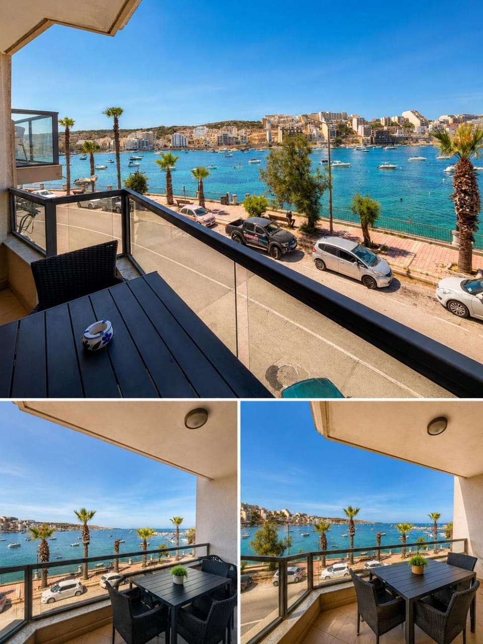 Natural landscape, Balcony/Terrace, Dining area, Sea view