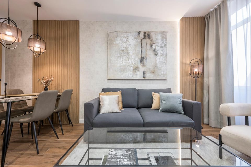 Living room, Seating area, Dining area
