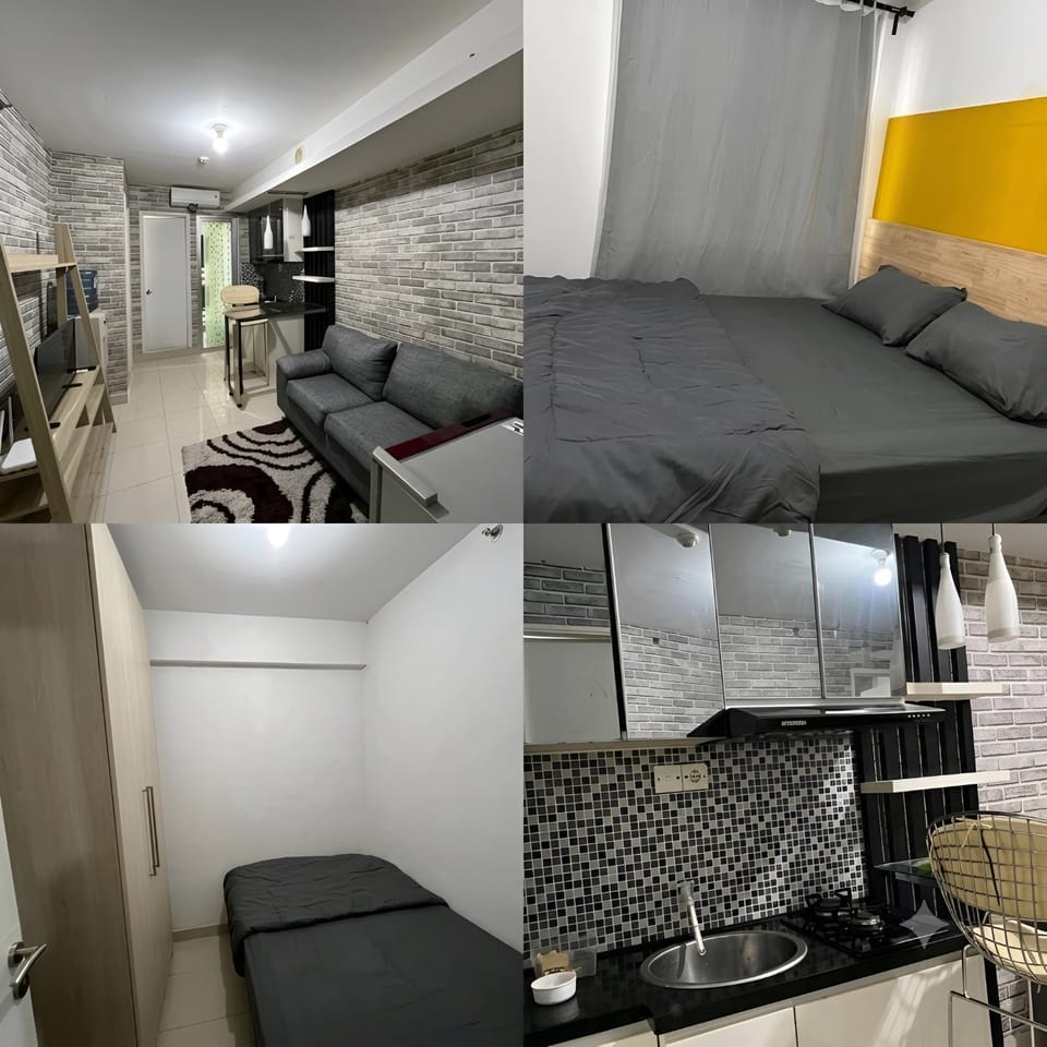 Bedroom, kitchen