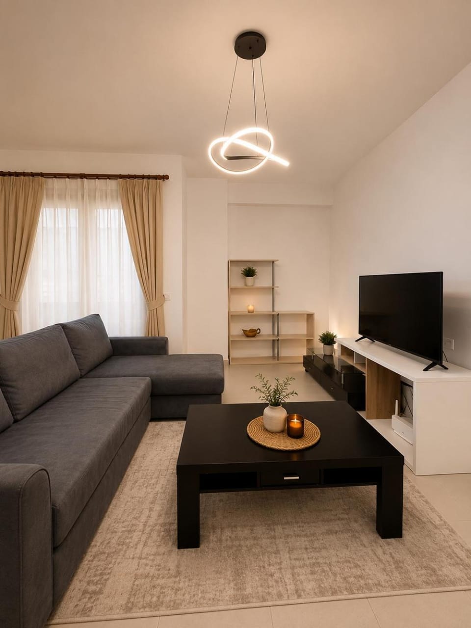 Comfort 2BD Apartment at Deliorgji Complex w Balcony Apartment in Tirana