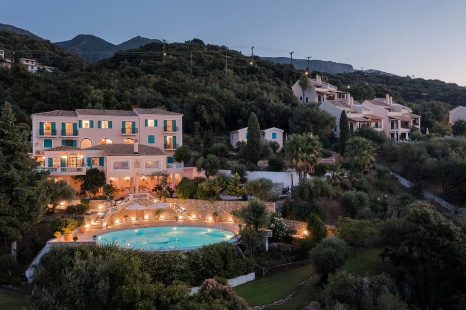 Property building, Natural landscape, Swimming pool