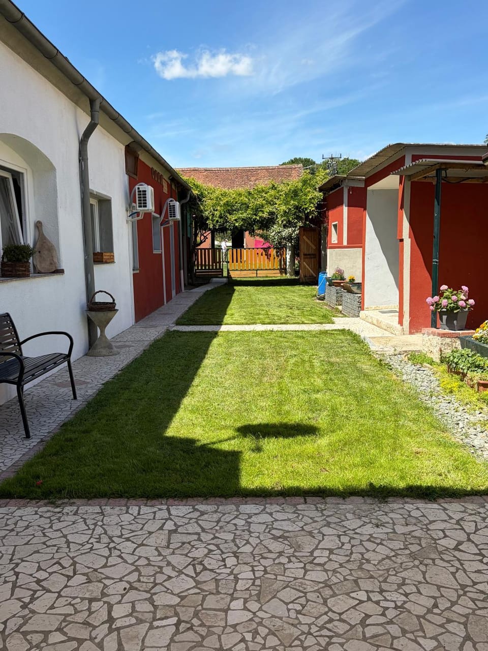 Property building, Spring, Day, Garden, View (from property/room), Garden view