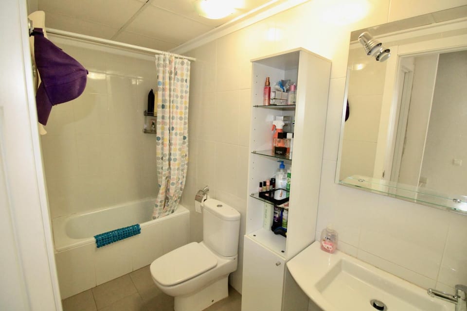 Bathroom, Living room