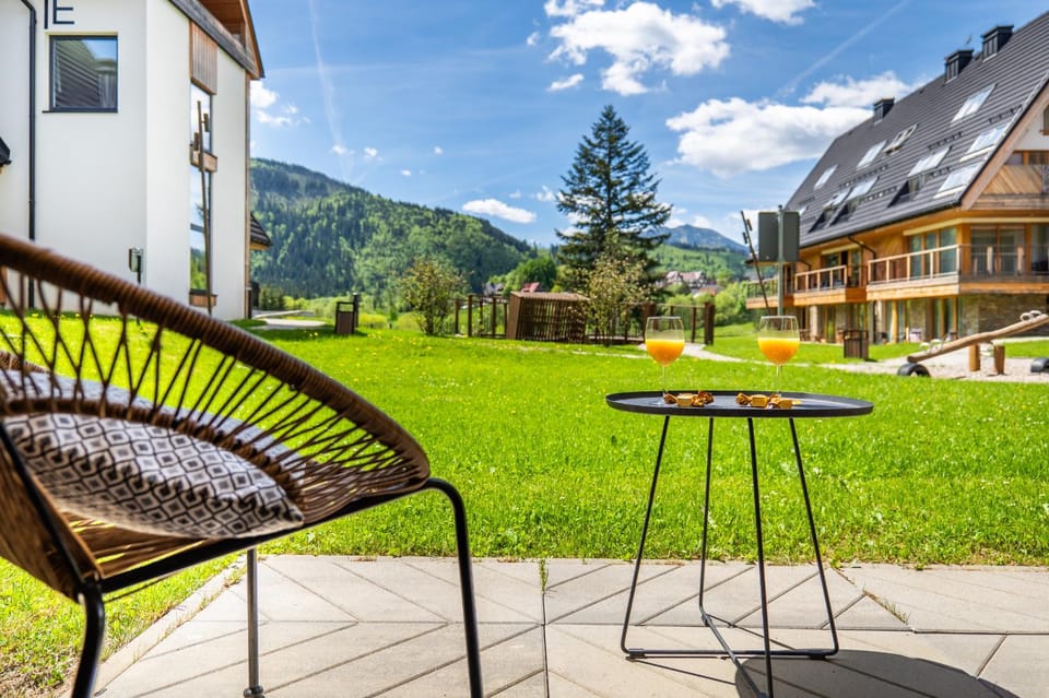 Patio, Natural landscape, Garden, Mountain view