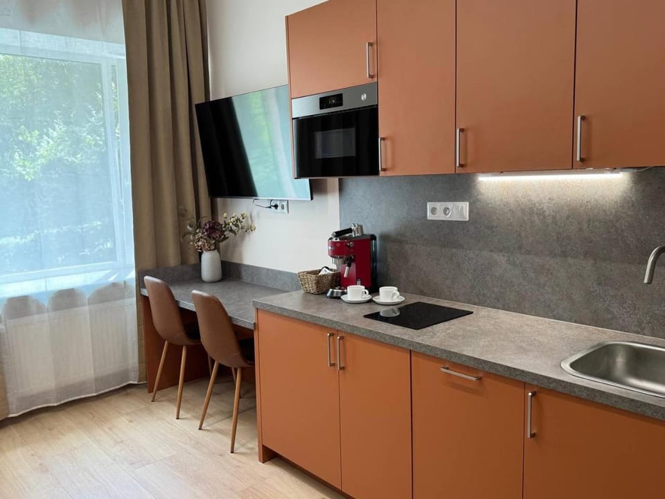Coffee/tea facilities, Kitchen or kitchenette, pet friendly, stove