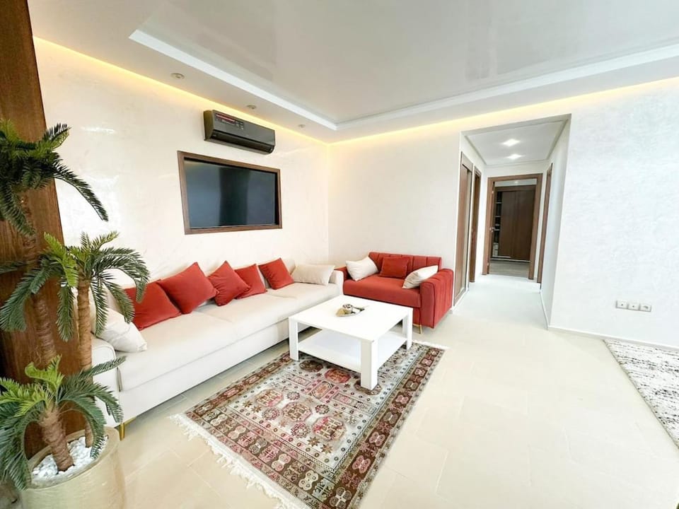 Appartement equipe proche plage 2 min Apartment in Rabat