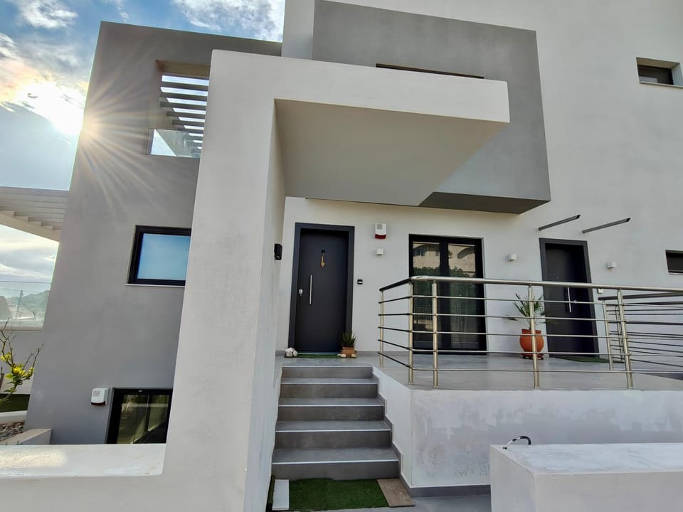 Property building, Patio, Facade/entrance, Day, View (from property/room), Balcony/Terrace