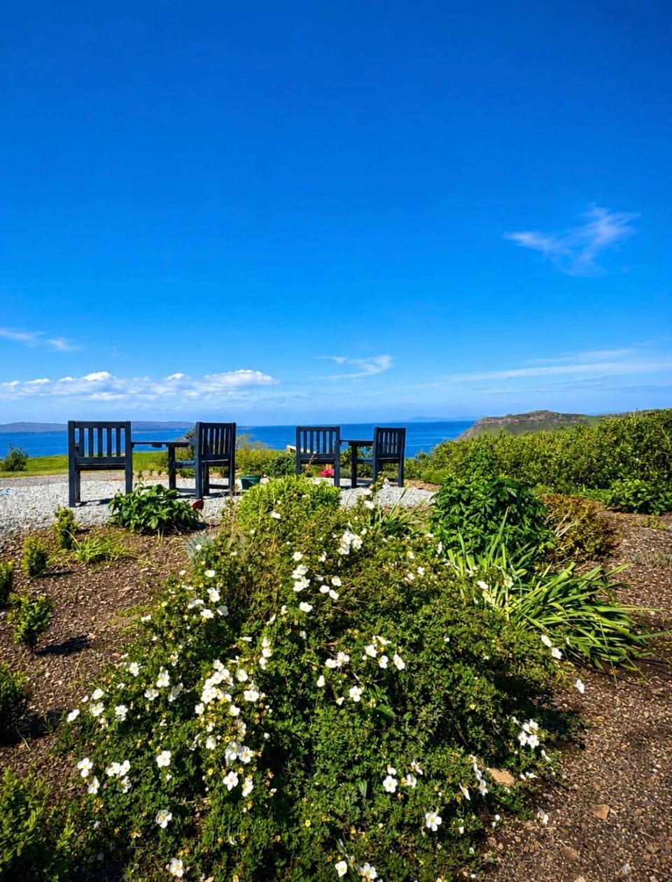 Garden, Garden, Sea view