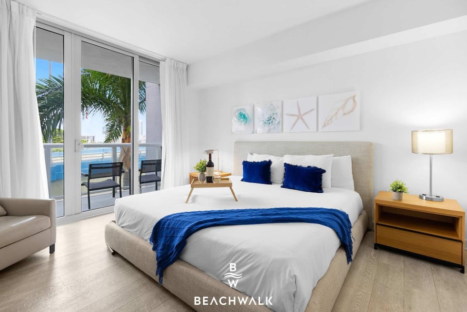 Modern 1BR in Hallandale - Resort Amenities Apartment in Hallandale Beach