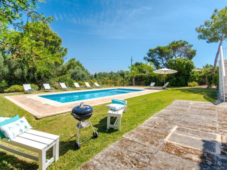 Property building, Living room, Swimming pool