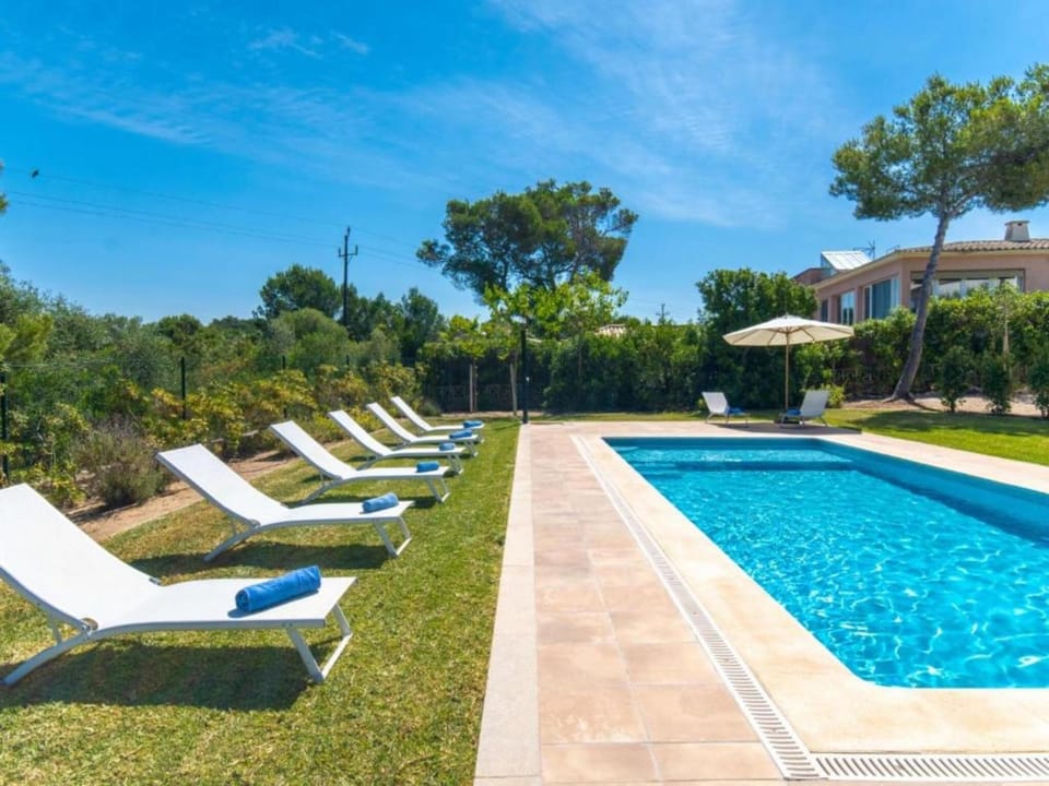 Property building, Living room, Swimming pool