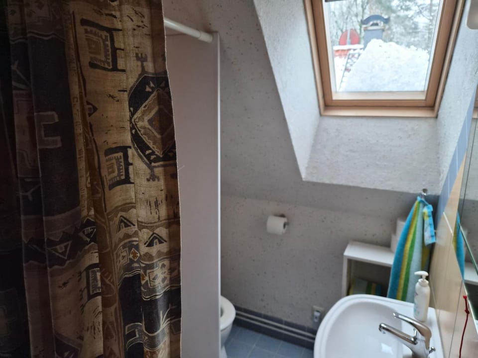 Bathroom, Living room