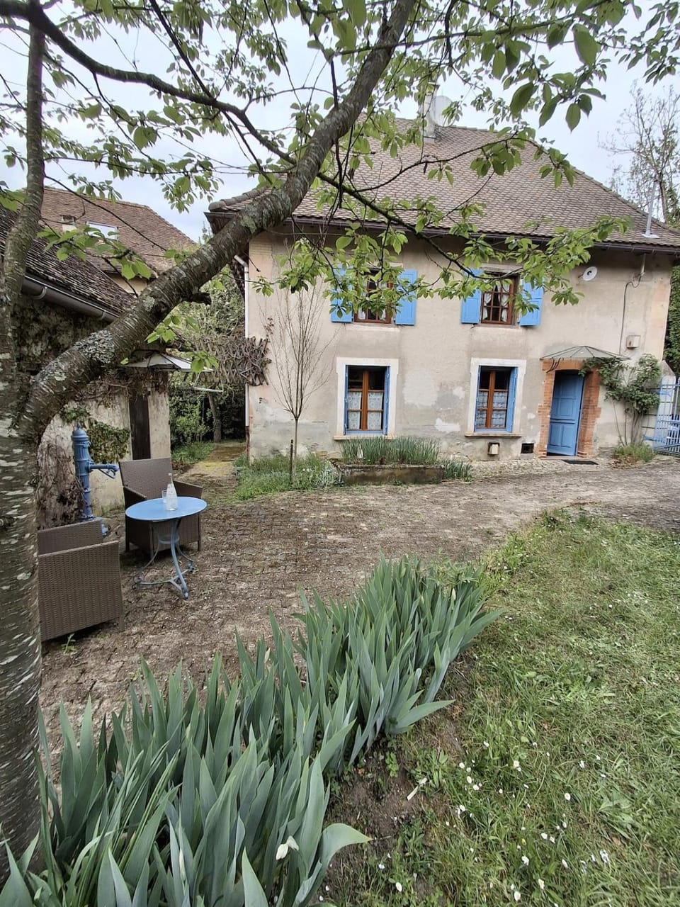 Property building, Natural landscape, Garden, Garden view