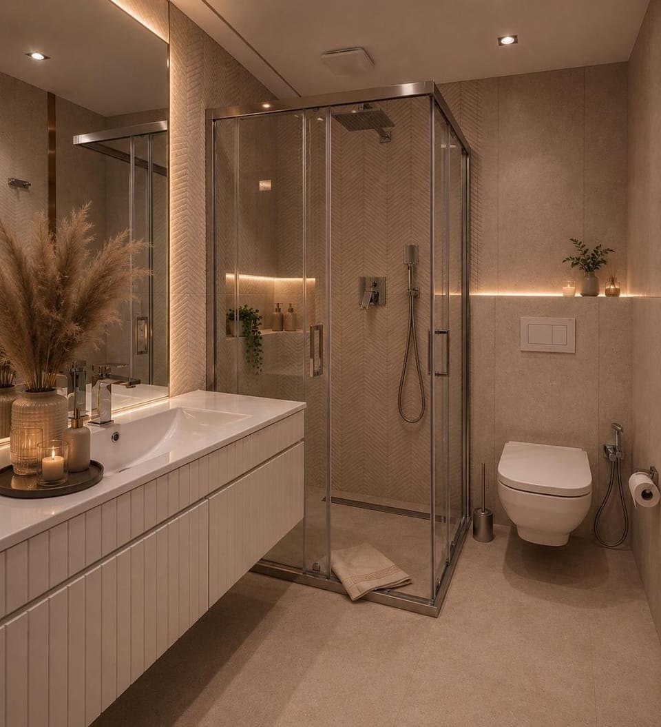 Shower, Toilet, Bathroom, towels