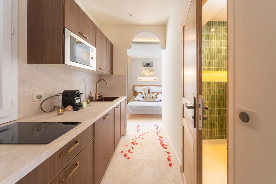 Bali Évasion - Jacuzzi & Sauna Privatif à Nice Apartment in Nice