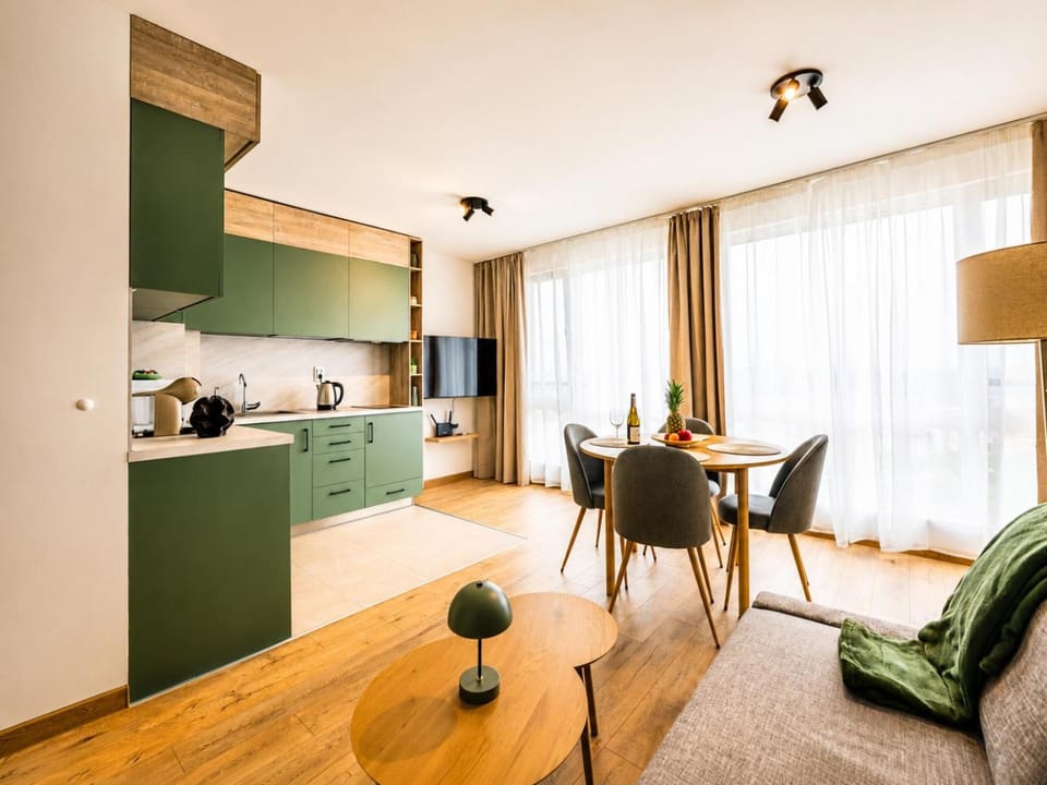TV and multimedia, Kitchen or kitchenette, Living room, Seating area, Dining area, minibar, stove