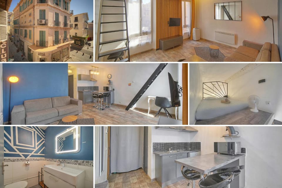 Bed, Living room, kitchen