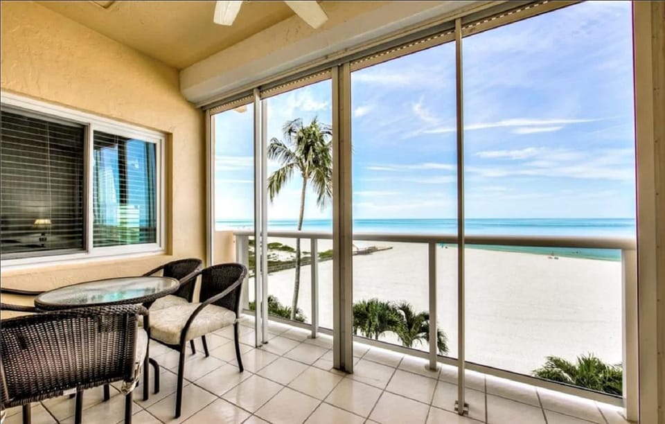 Two Bedroom Gulf Front Residence with Water Views Apartment in Estero Island