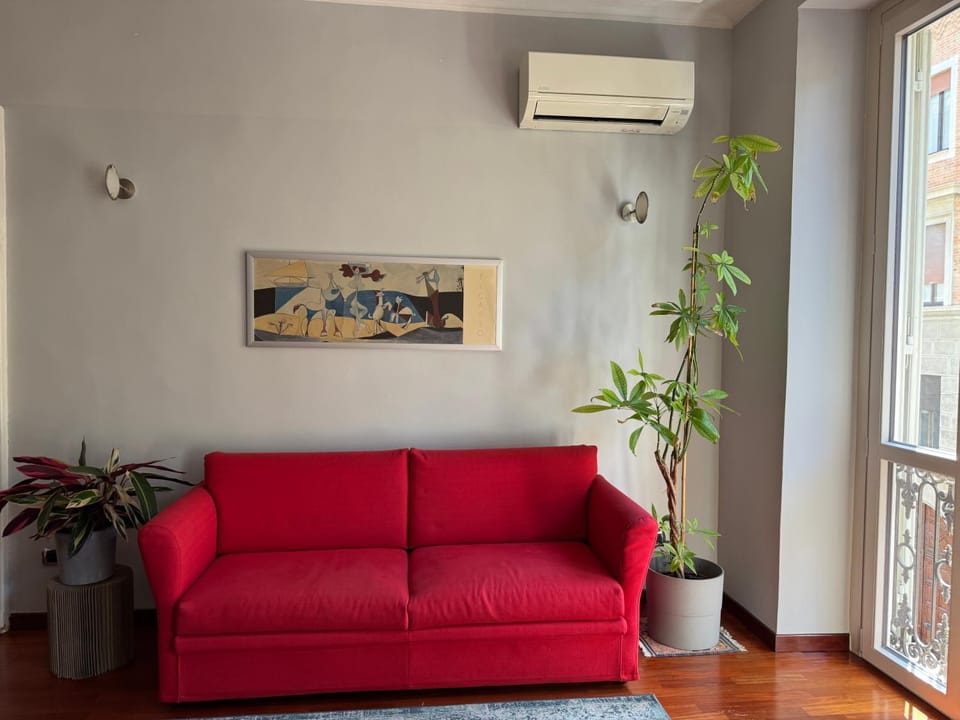 Living room, heating, air conditioner