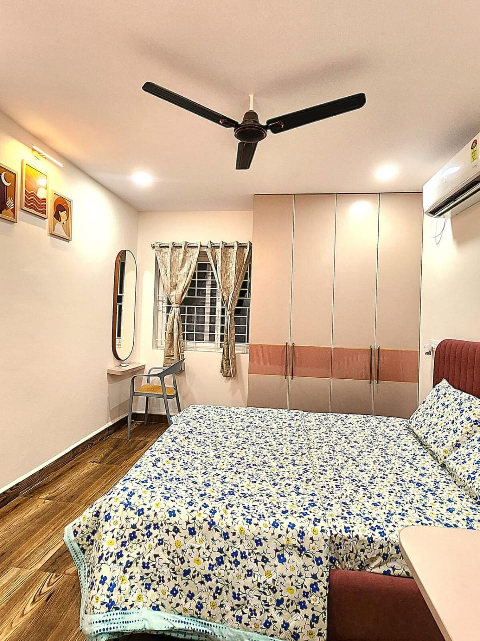 Luxury-Inspired 2BHK with Panoramic Skyline in Miyapur Apartment in Hyderabad