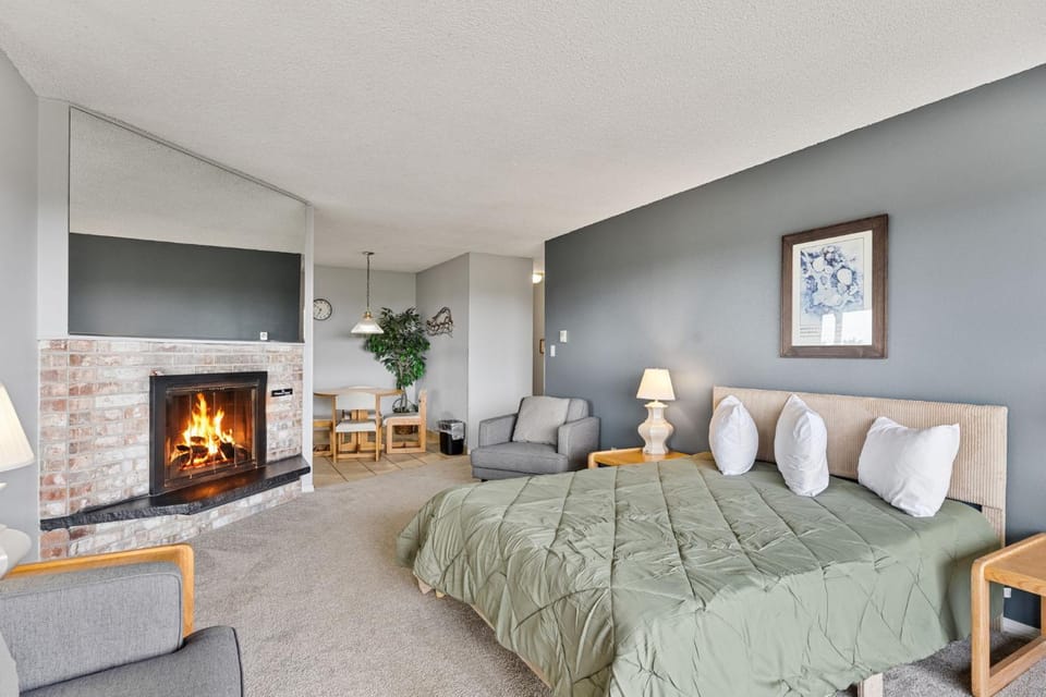 Ocean View 1-Bedroom King Suite with Kitchen - Pool and Hot Tub House in Ocean Shores