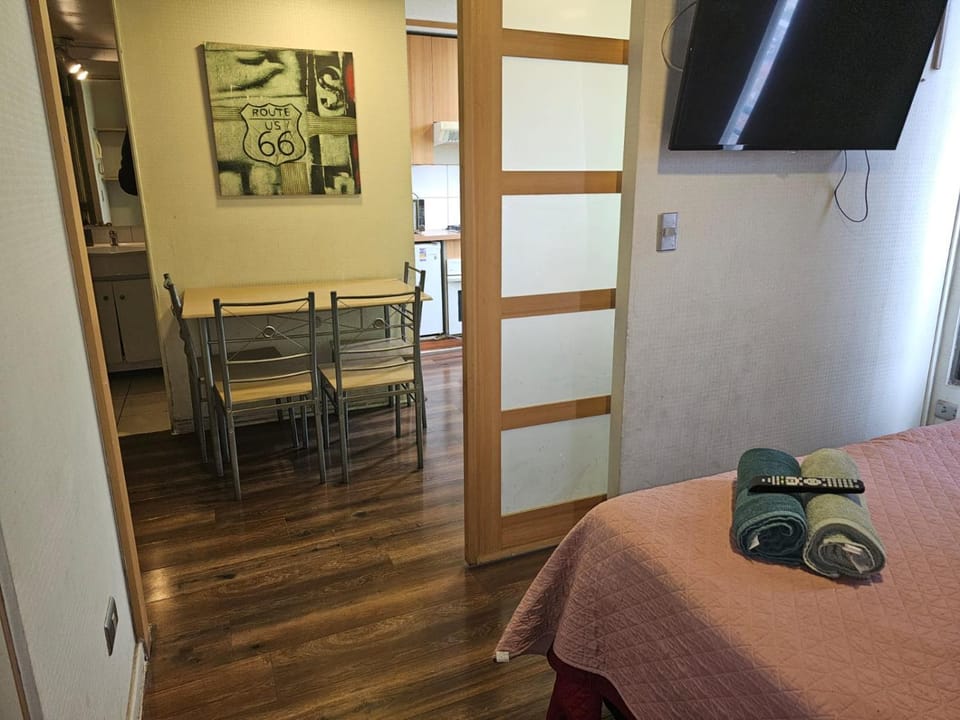 Diagonal Paraguay Parque Bustamante Apartment in Providencia