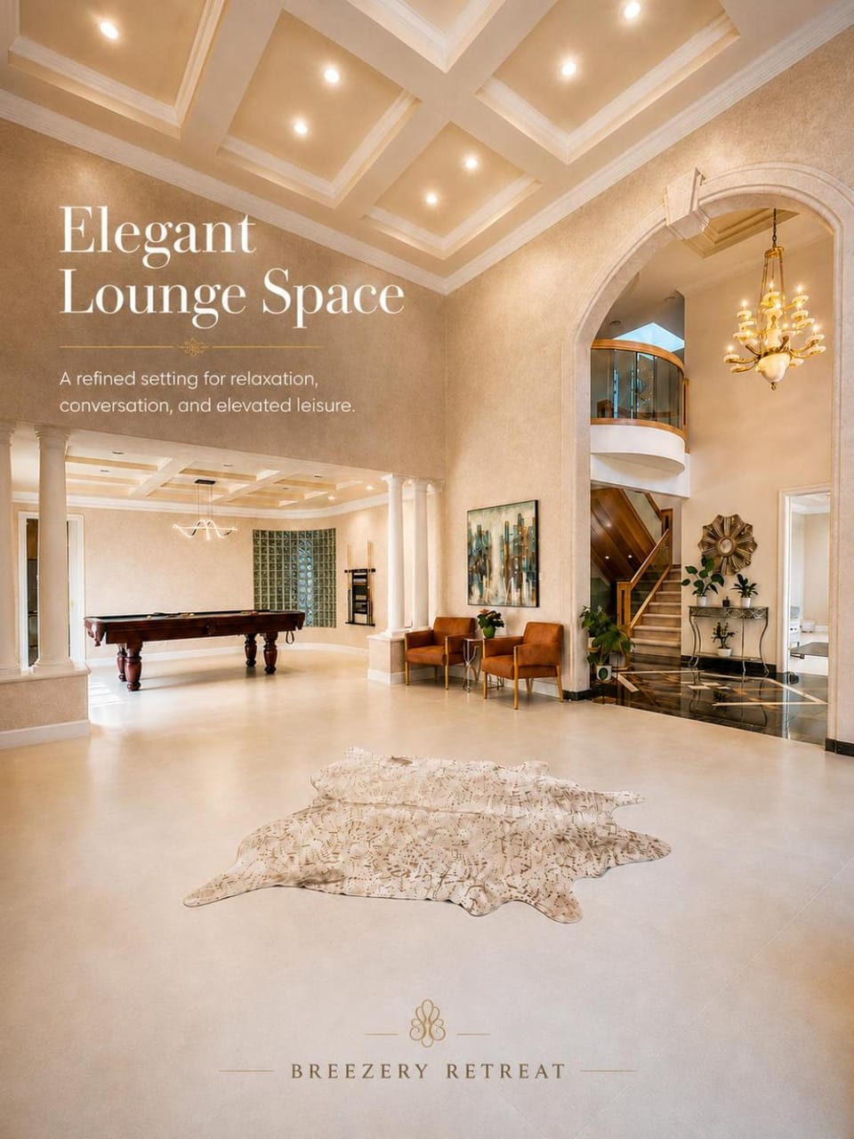 Communal lounge/ TV room, Billiard, Lounge or bar, Text overlay, Entertainment
