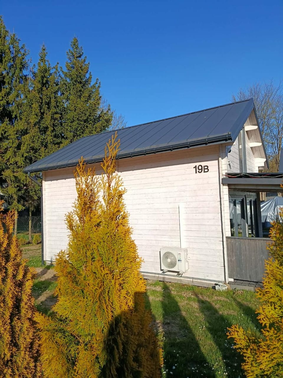 Property building, Garden view
