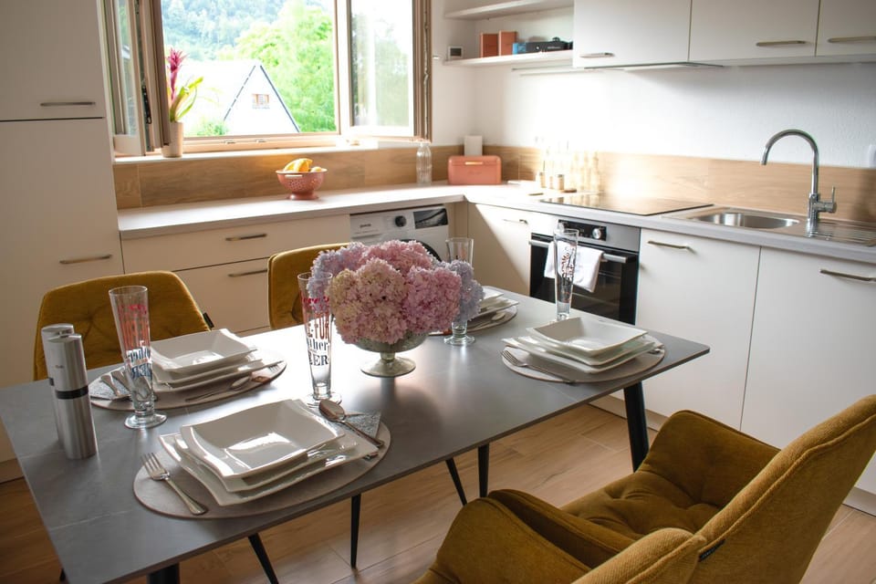 Kitchen or kitchenette, Dining area, dishwasher, oven, stove, stove, washing machine, kitchen, kitchen