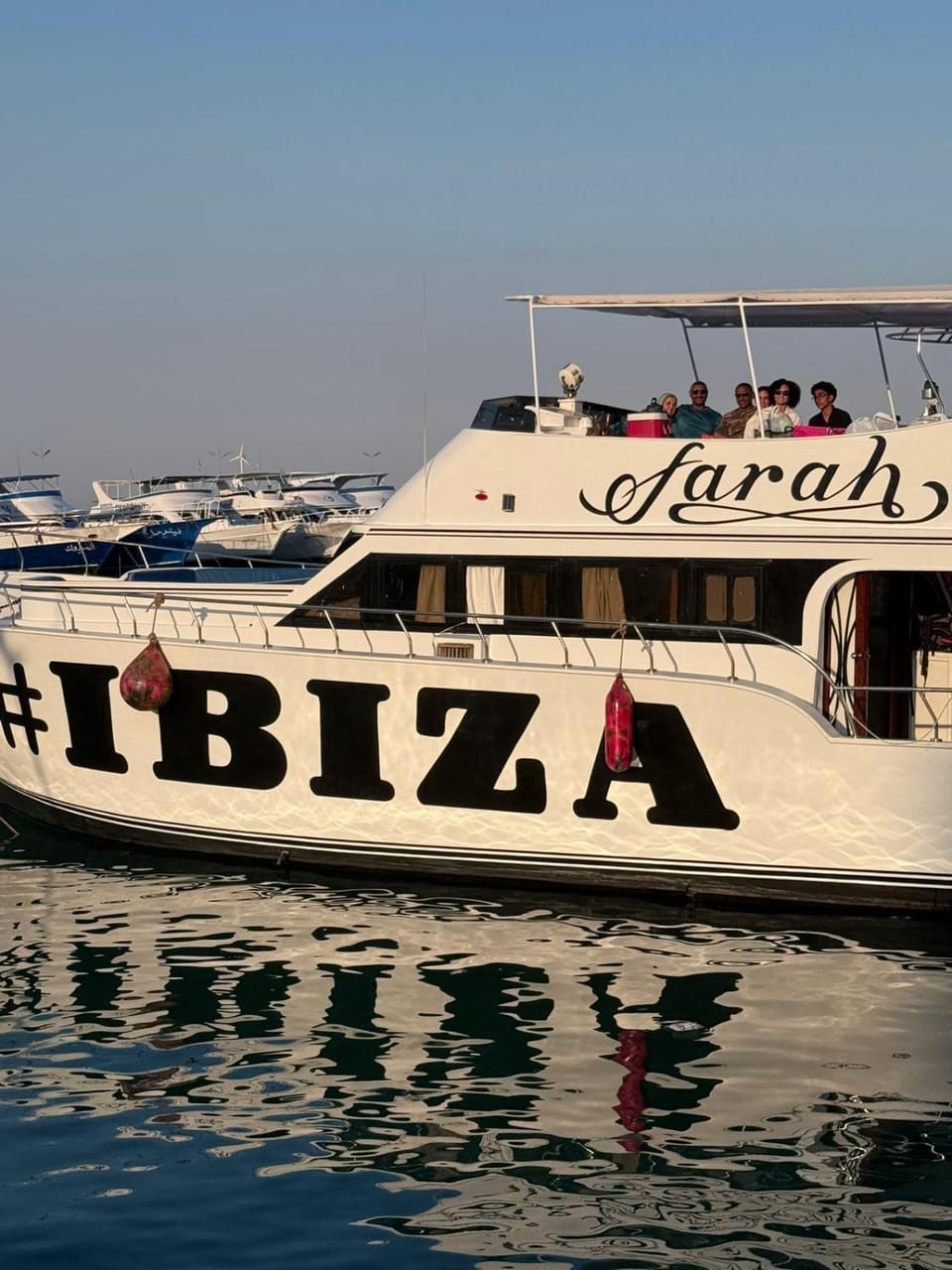 Farah Yacht Docked boat in Egypt