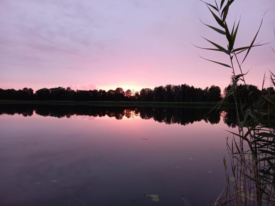 Lake view, Sunset