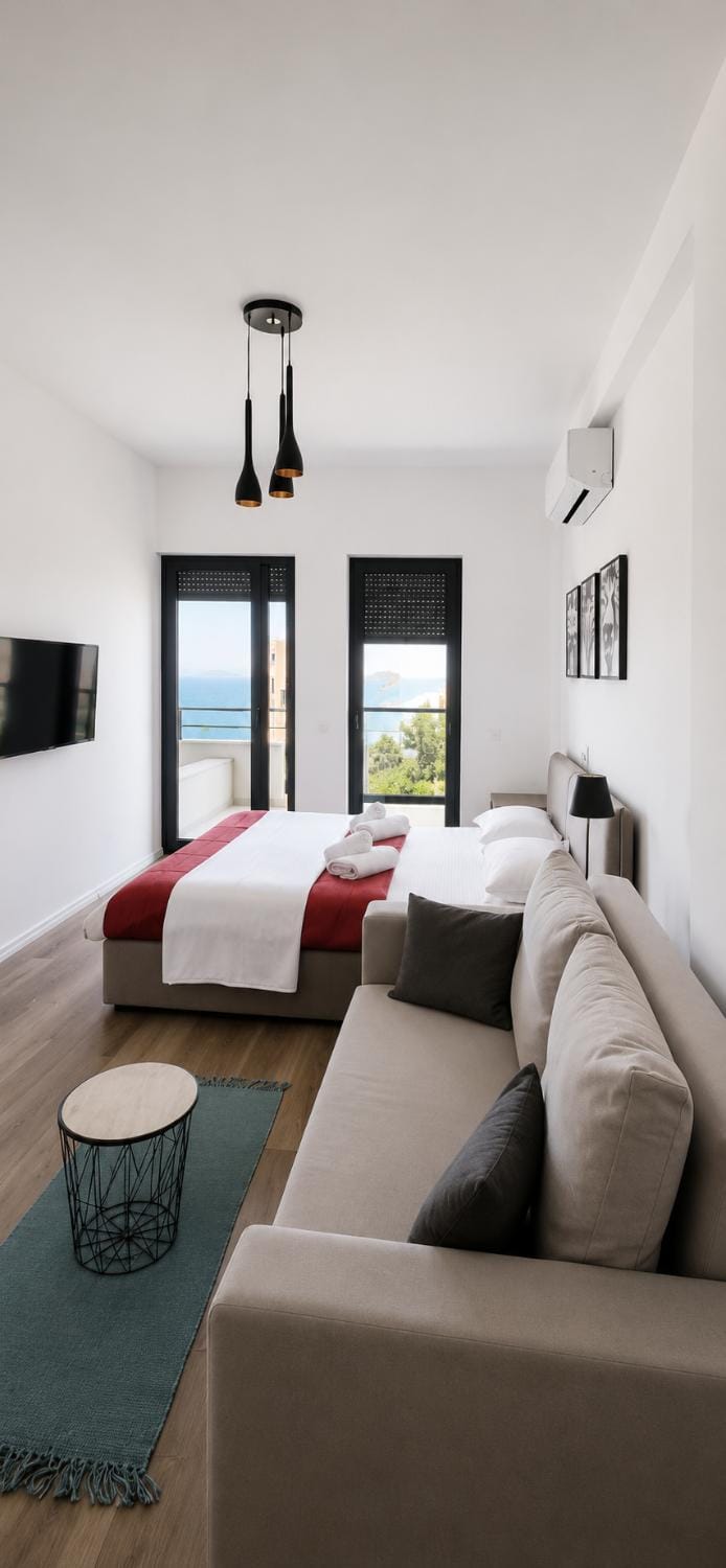 Radhima Sea Studio Apartment in Vlorë County, Albania