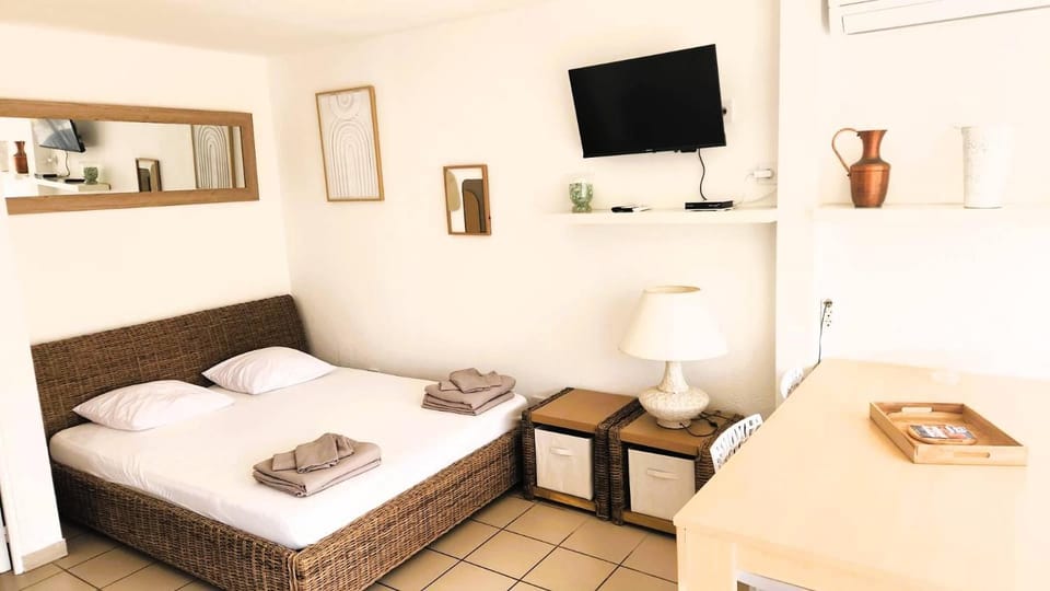 308 Héliopolis C studio 2 4 Pers très grande terrasse à 2 pas de la plage Apartment in Agde