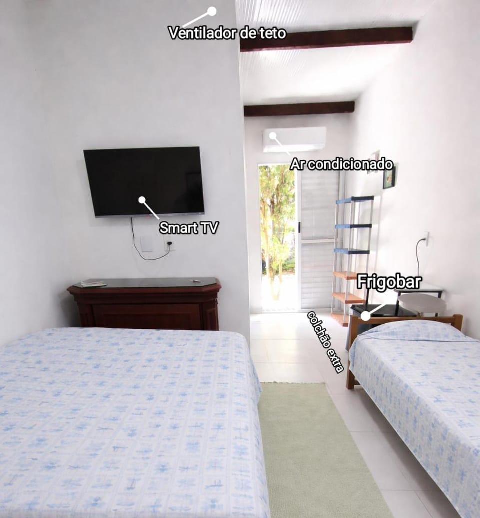 #BrisaDeBertioga -Praia de Bertioga Enseada a dois minutos andando para o MAR - Suite privativa com cozinha completa ao lado - Cozinha compartilhada apenas quando a única suíte vizinha estiver ocupada Apartment in Bertioga