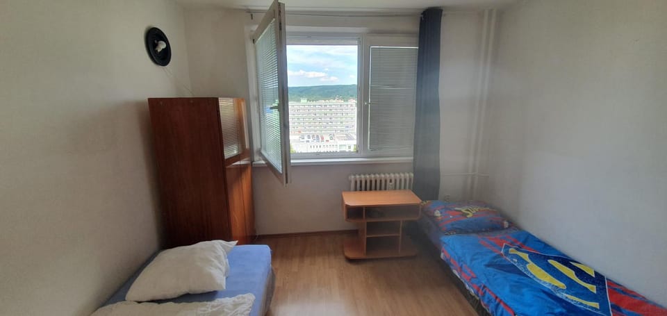 Maxwel TWIN ROOM, Forest 5 minutes, Playgrounds, athletic stadium, free tennis court 15 minutes,, free tennis coaching available Vacation rental in Bratislava