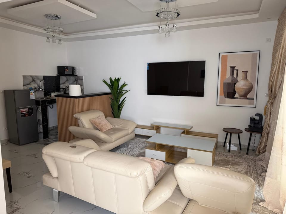 Studio beige Apartment in Dakar