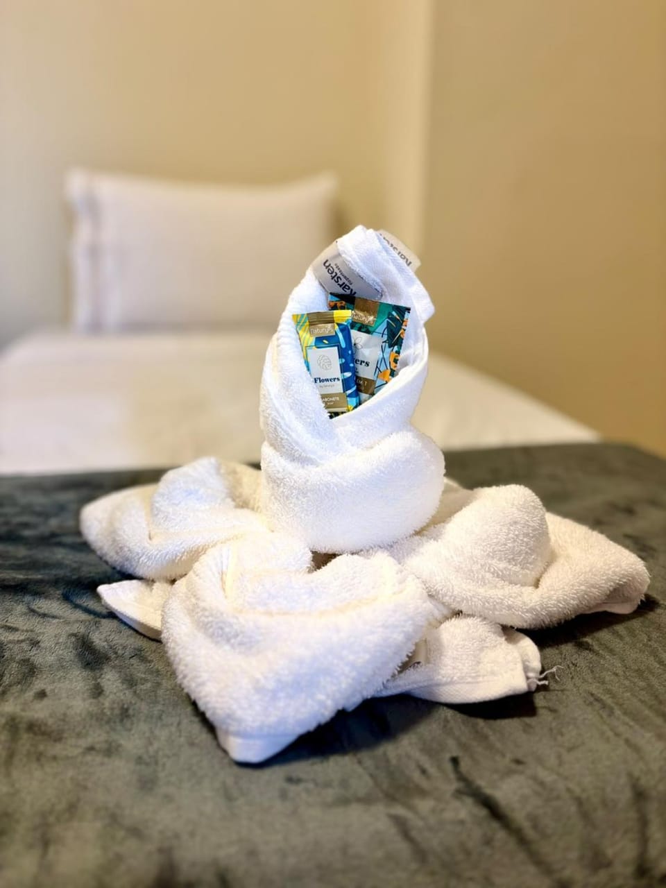 Decorative detail, towels