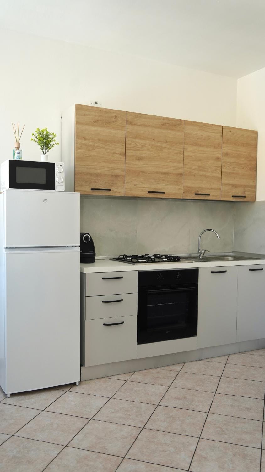 Kitchen or kitchenette, kitchen