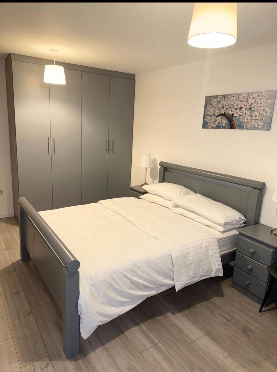 Bed, Bedroom, wardrobe