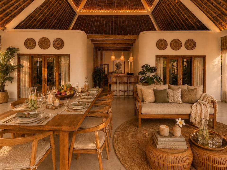 Living room, Dining area