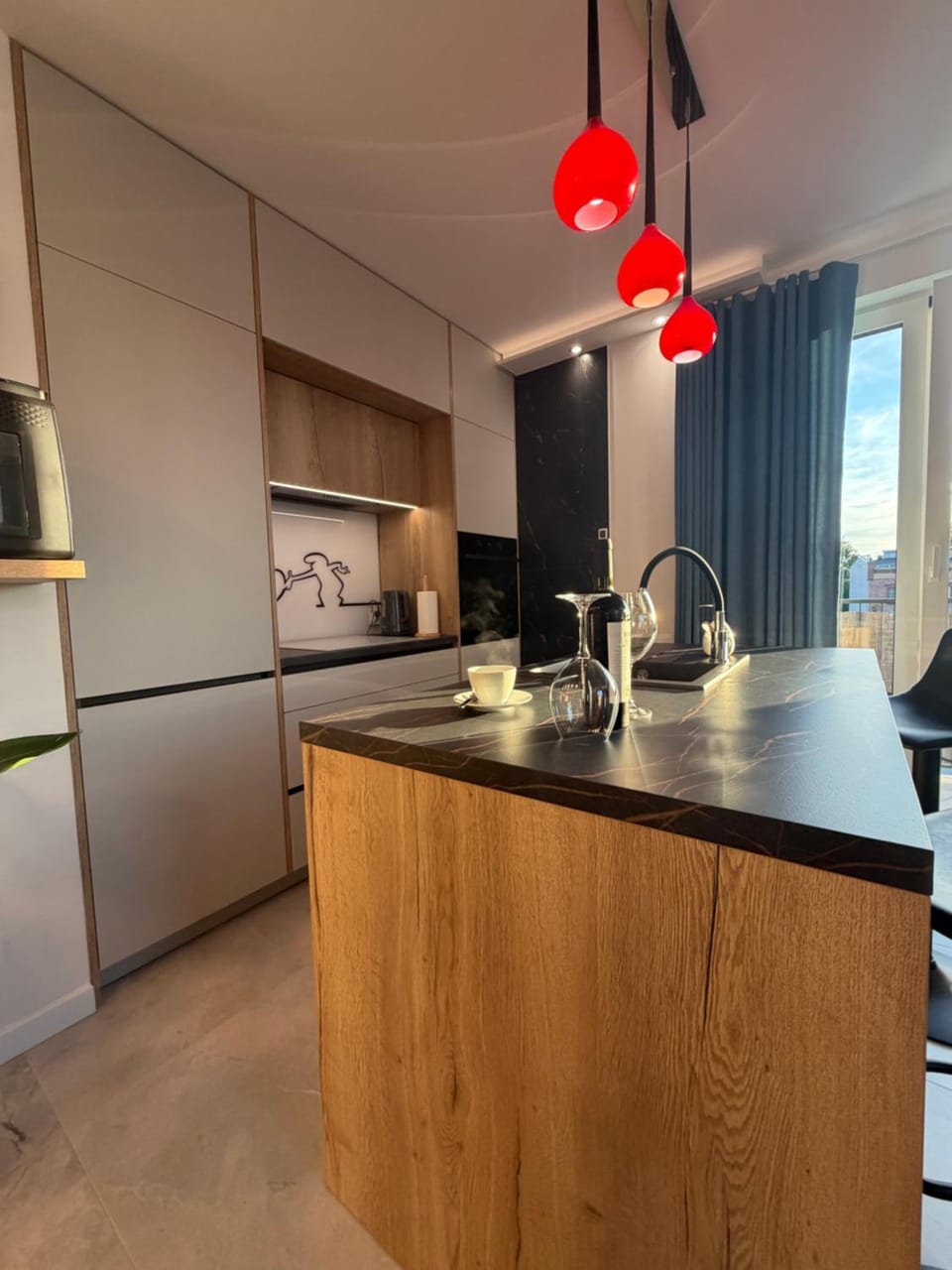 Kitchen or kitchenette, kitchen