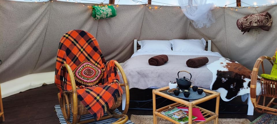 EglučiųSlėnis Luxury tent in Vilnius County, Lithuania