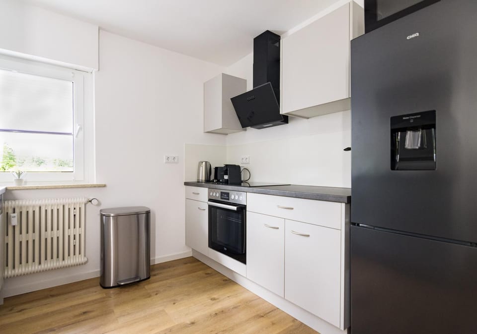 Kitchen or kitchenette, stove, toaster, kitchen