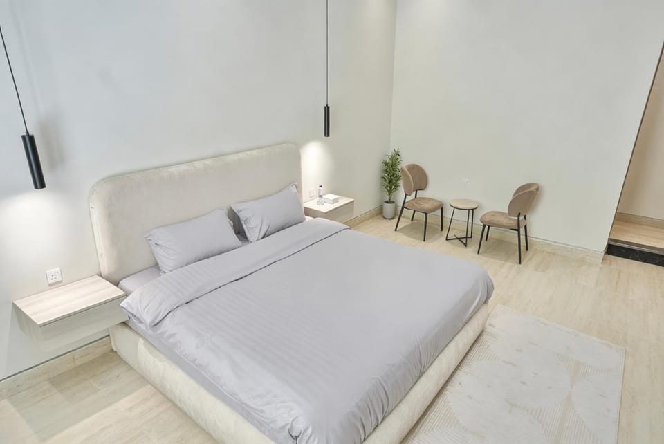 غرفتين وصالة بحوش خاص مع مسبح ونادي Makeen 80 Apartment in Riyadh