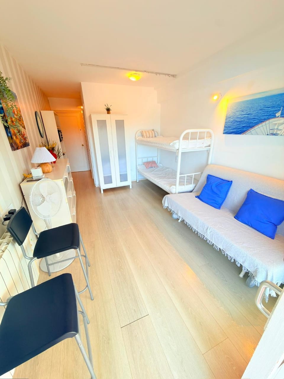 Sea View Studio with Pool Apartment in Selva