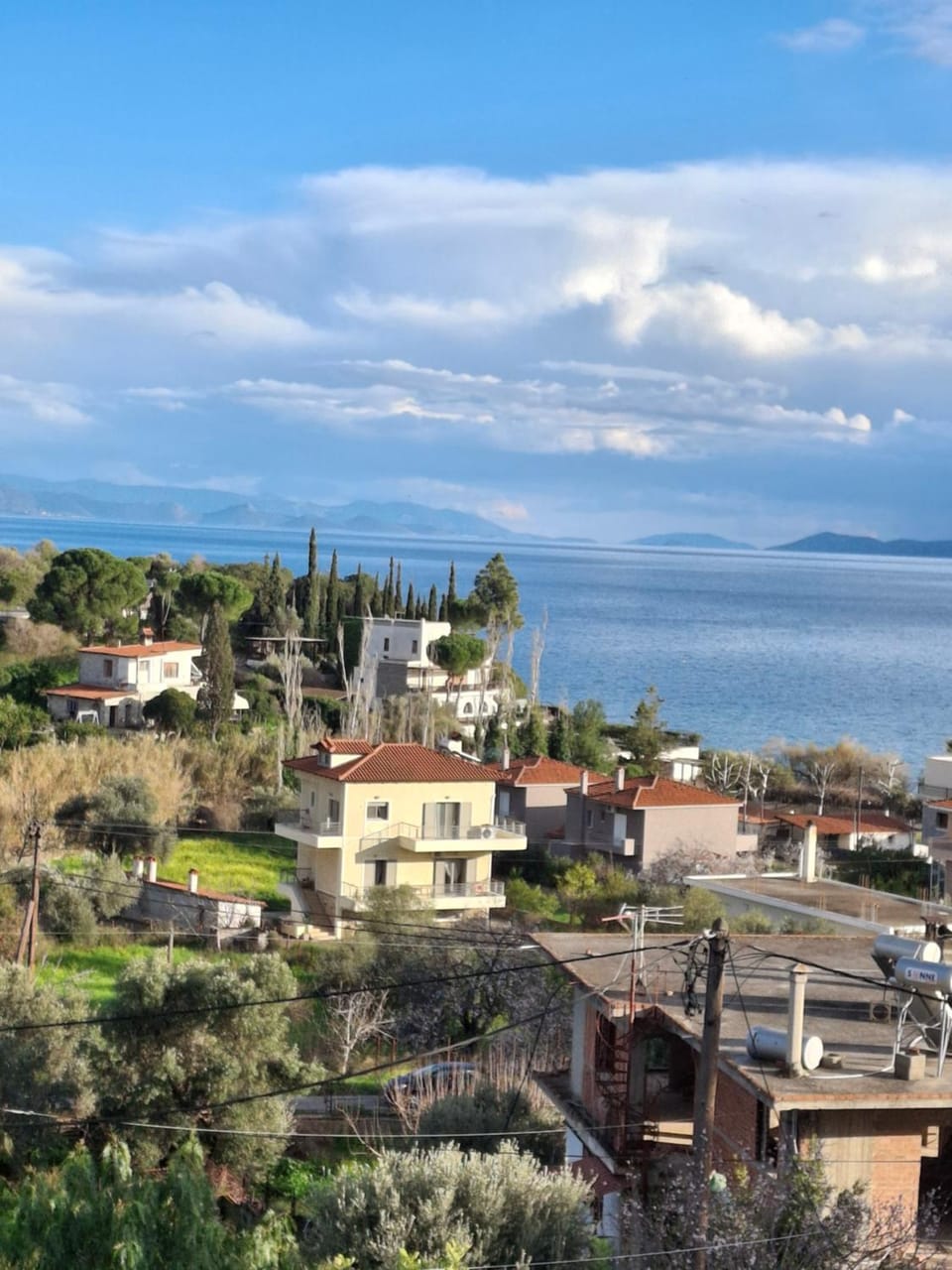 Natural landscape, Bird's eye view, Sea view